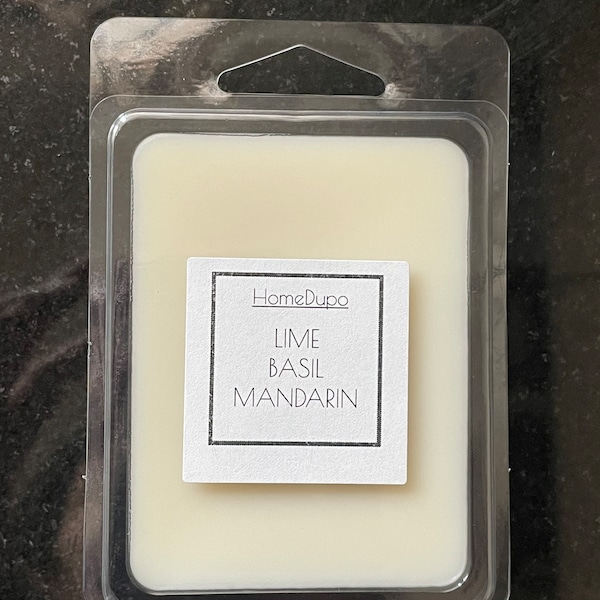 Lime Basil Mandarin soy wax melt/Jo Malone Dupe