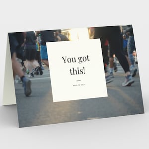 Set of 3 You Got This - Running Cards, Motivation, New Runner Encouragement, Goal Card, Race Motivation, 2023 Goal Encouragement