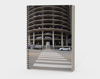 Chicago Parking Structure - Spiral Notebook, Ruled Notebook, Blank Notebook, Sketchbook,