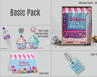 Candy - Digital Stationery - Basic Pack