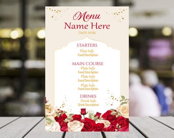 20 x 30 cm - Menu - Panneau en mousse mince - Imprimable - Expédition