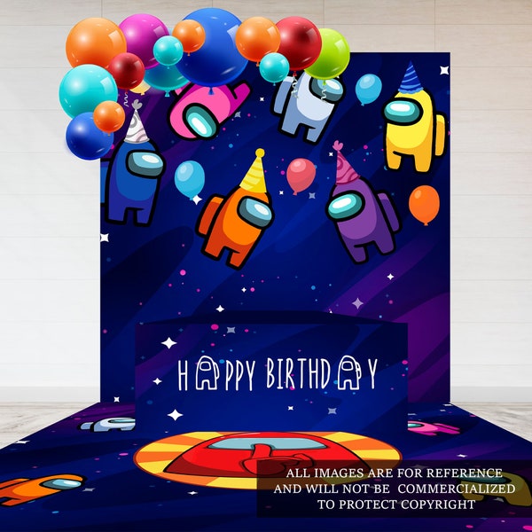 Among Us Birthday Banner - Etsy