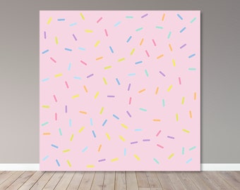 Toile de fond « Paillettes » pour fête - Fichier numérique personnalisé (2,44 m x 2,44 m)