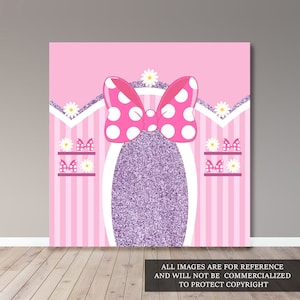 Boutique Backdrop - Digital File - Girl Party - Event - Pastel Colors - Party Banner - Baby - Printable