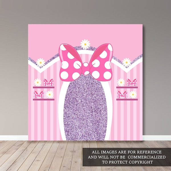 Boutique Backdrop - Digital File - Girl Party - Event - Pastel Colors - Party Banner - Baby - Printable