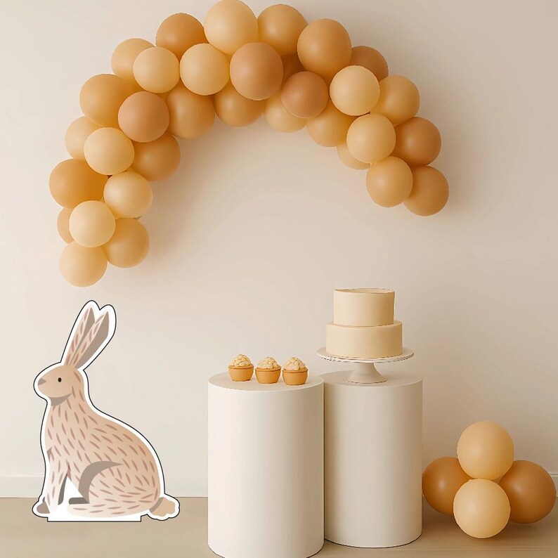 White Rabbit Prop Foamboard Rabbit Prop – Forest Animal Party Decor - Etsy