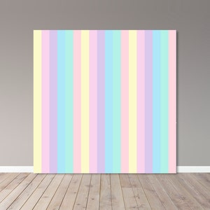 Pastel Paper Streamer Decorations Pastel Theme Rainbow Party Photo