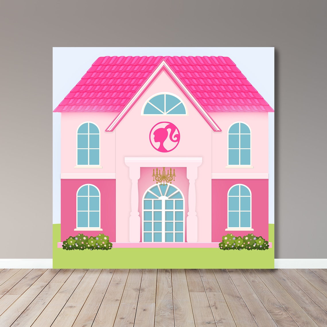 Dollhouse Backdrop Digital File Teen Party Kid Party - Etsy