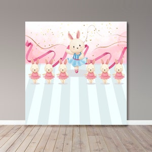 Ballet  Backdrop- Digital File - Event - Girl Party - Pastel Colors - Party Banner - Baby - Printable
