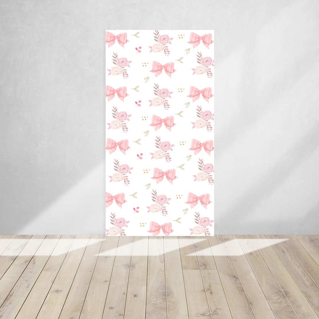 Coquette Backdrop Digital File Party Party Banner Printable Banner