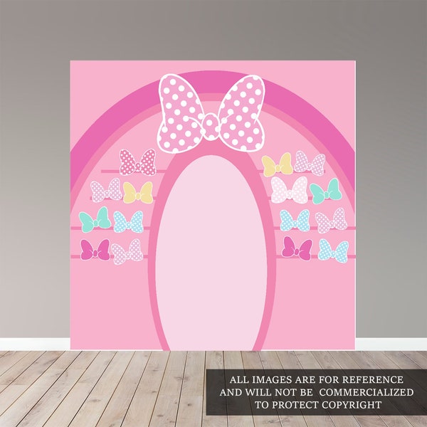 Boutique Backdrop - Digital File - Girl Party - Event - Pastel Colors - Party Banner - Baby - Printable