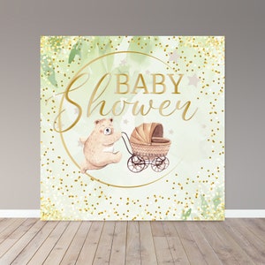 Baby Shower Backdrop -  Digital File  - Party - Party Banner - Printable - Banner 0015