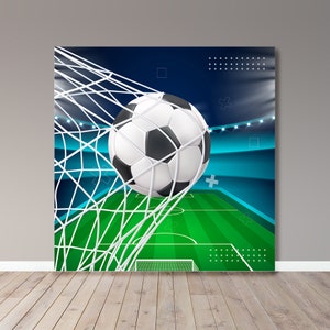 Fußball Kulisse - Party - Kid Party - Boy Party - Party Banner - Digitale Datei - Printable