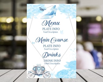 20 x 30 cm - Menu - Panneau en mousse mince - Imprimable - Expédition
