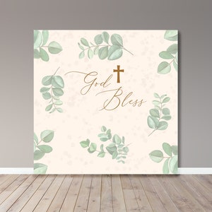 Communion Backdrop -  Digital File - Party - Party Banner - Printable - Banner 00091