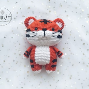 Crochet Tiger Pattern Jame The Little Tiger. Amigurumi Pattern. PDF File. Instant Download