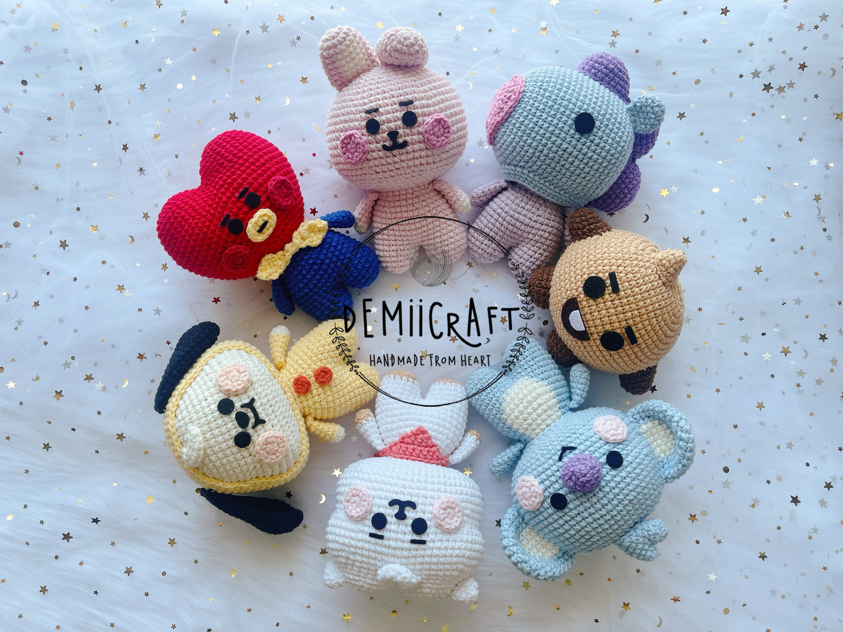Crochet Kpop Doll Plushie Amigurumi Pattern. PDF File. Instant Etsy