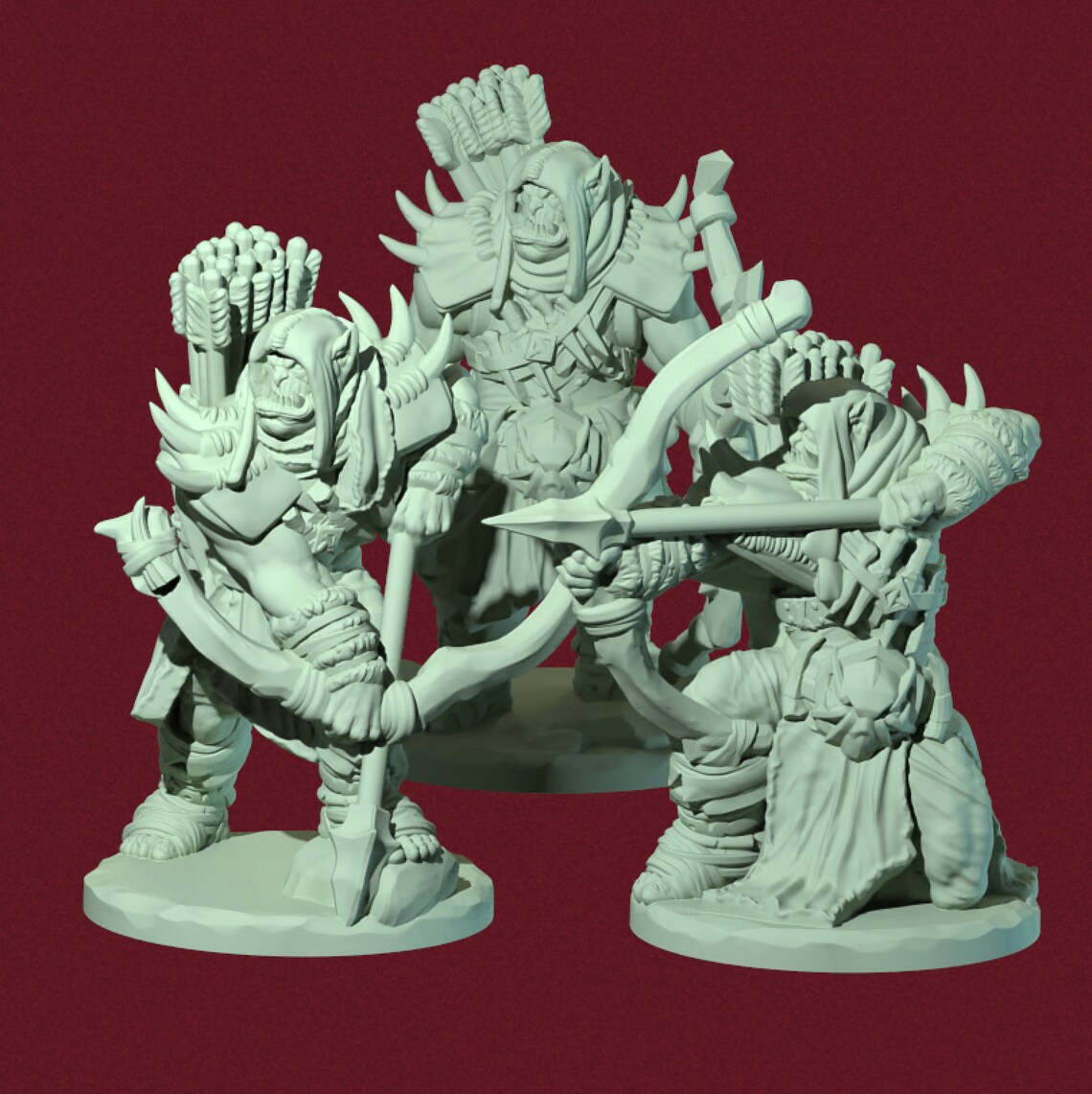 Orcs Tribe Miniatures Pack Mega Set of 27 D&D Orc Tusklands Etsy