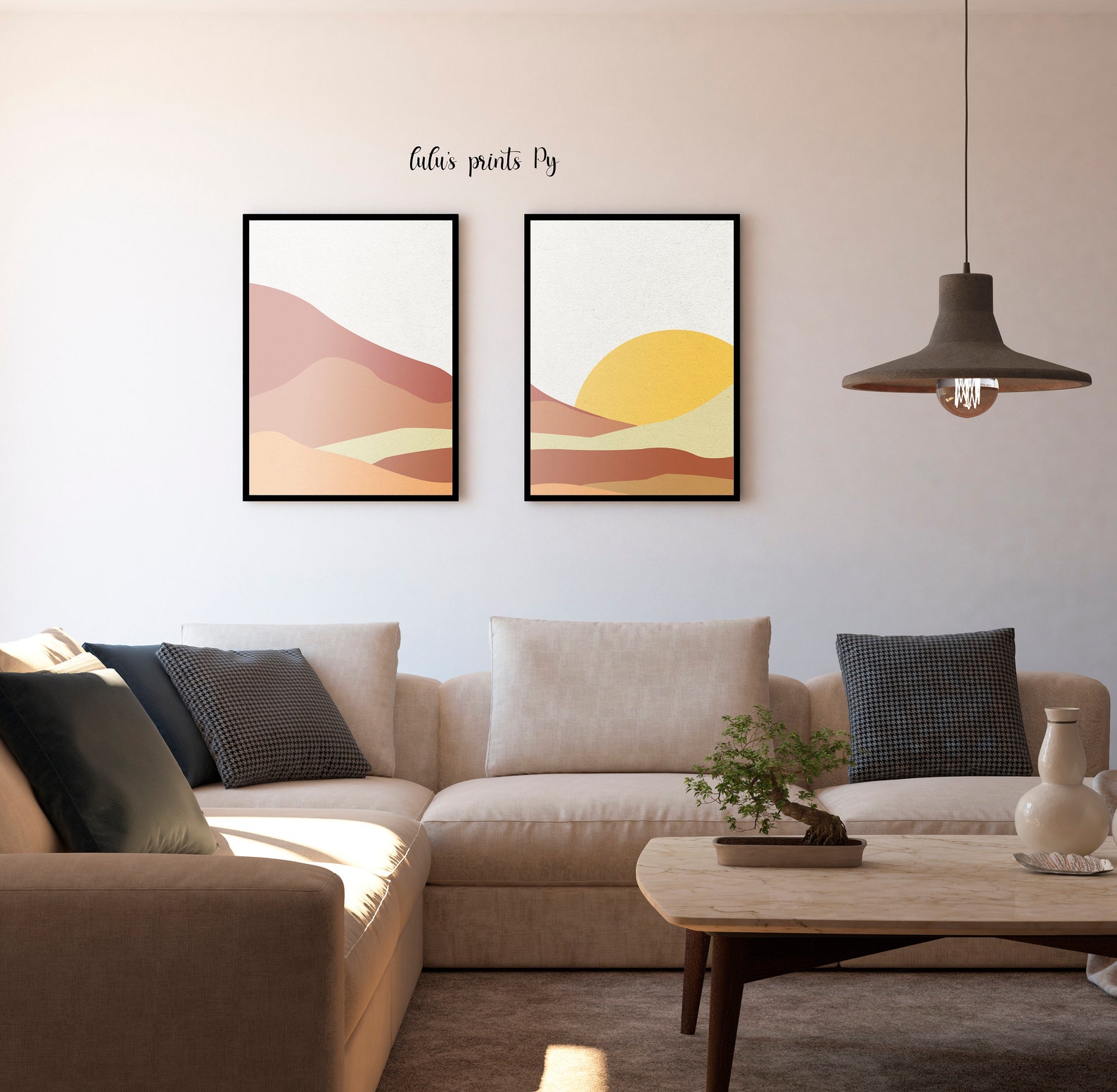 TREND Wall Decor PRINTABLE Wall Art Sunset Behind the Etsy
