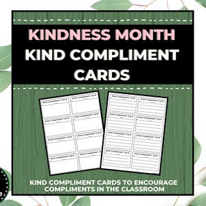 Saint-Valentin et mois de la gentillesse - Cartes de compliments aimables