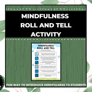 Mindfulness Roll and Tell Activity [Counseling] [Game]