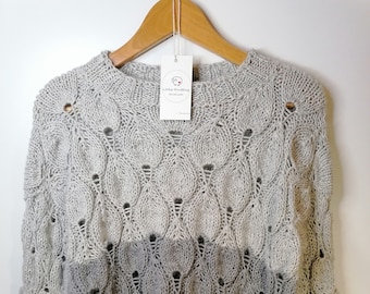 Alpaca wool knitted sweater