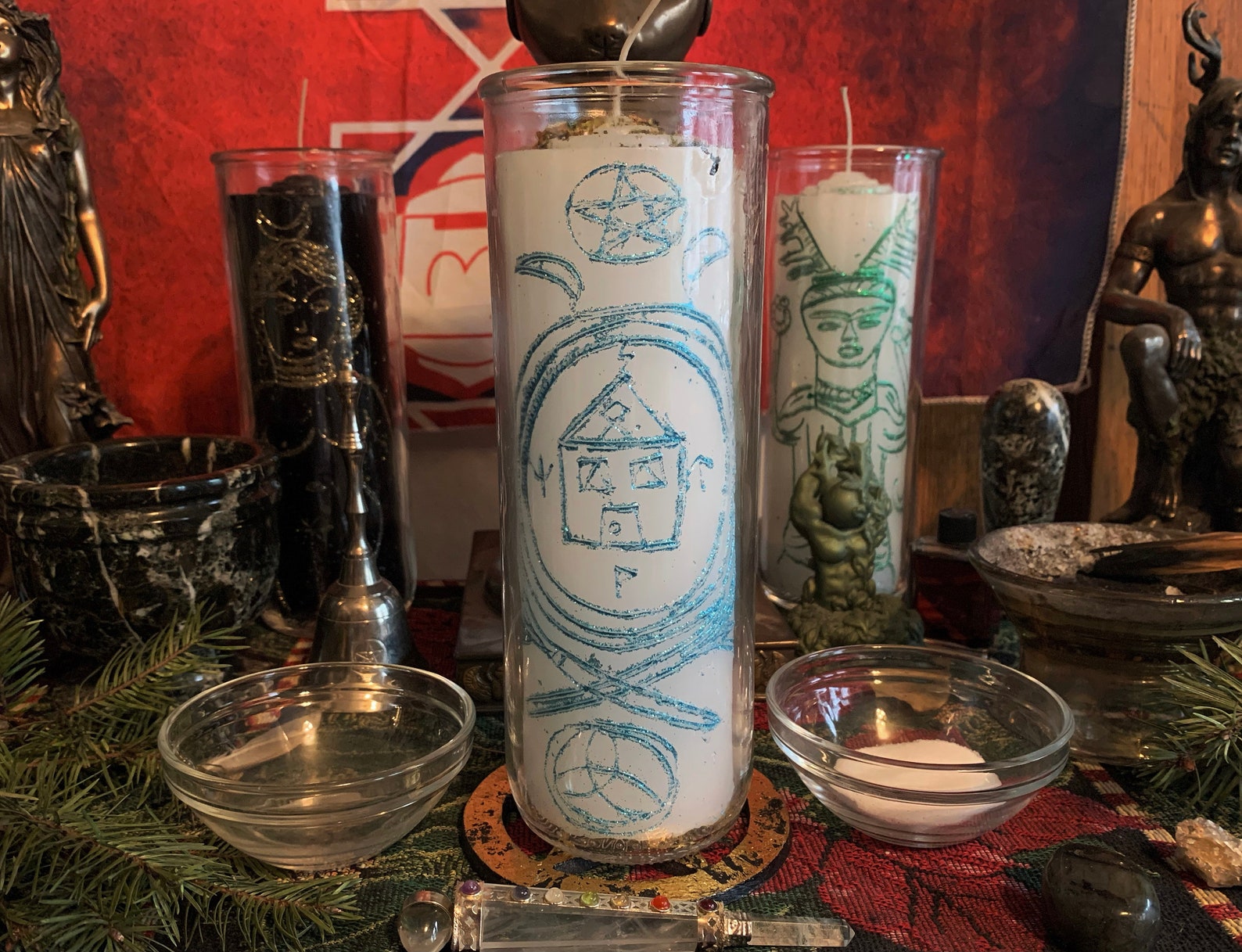 House Blessing Dressed 7 Day Candle Etsy