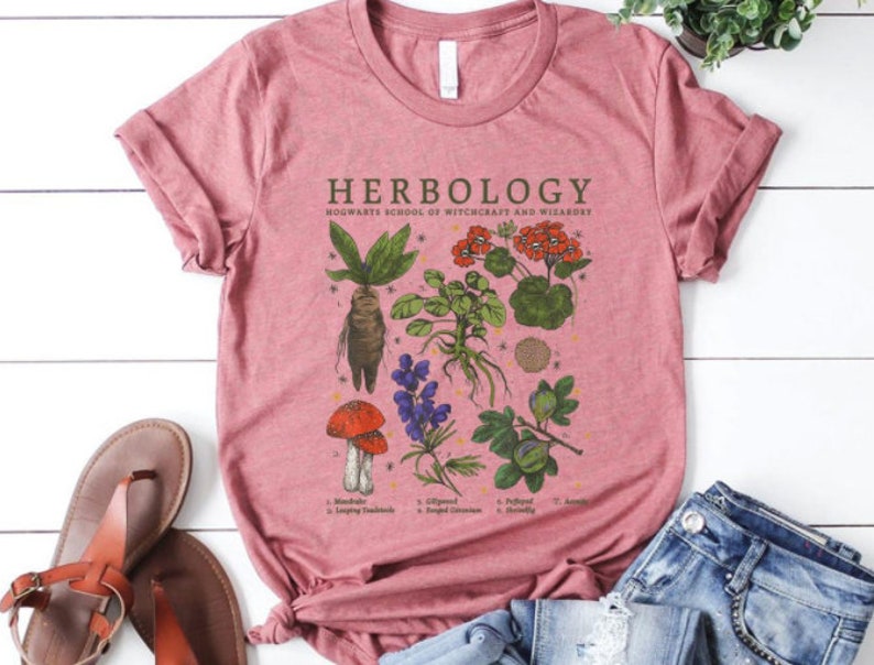 Harry Potter Herbology Plants Gift Shirt For Men And Women Etsy