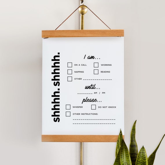 Door Hanger DryErase Whiteboard Do Not Disturb DryErase Etsy