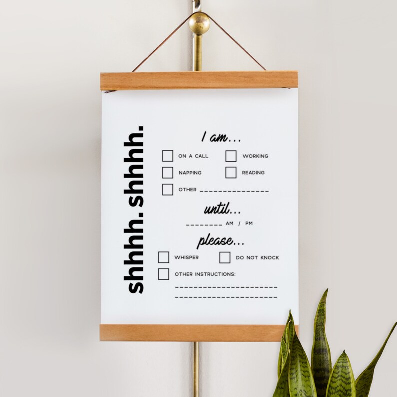 Door Hanger DryErase Whiteboard Do Not Disturb DryErase Etsy