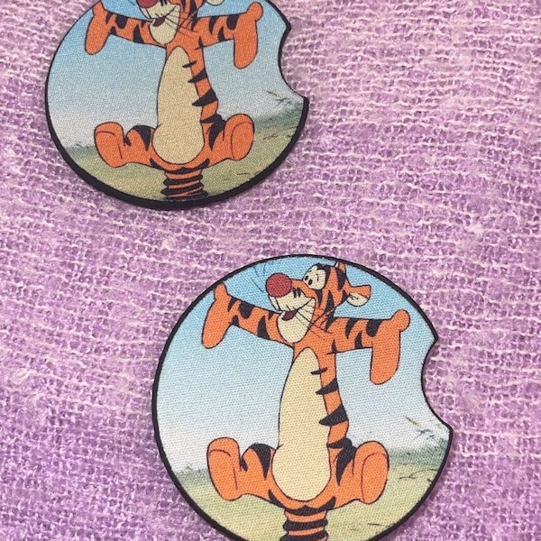 Tigger Car Coasters