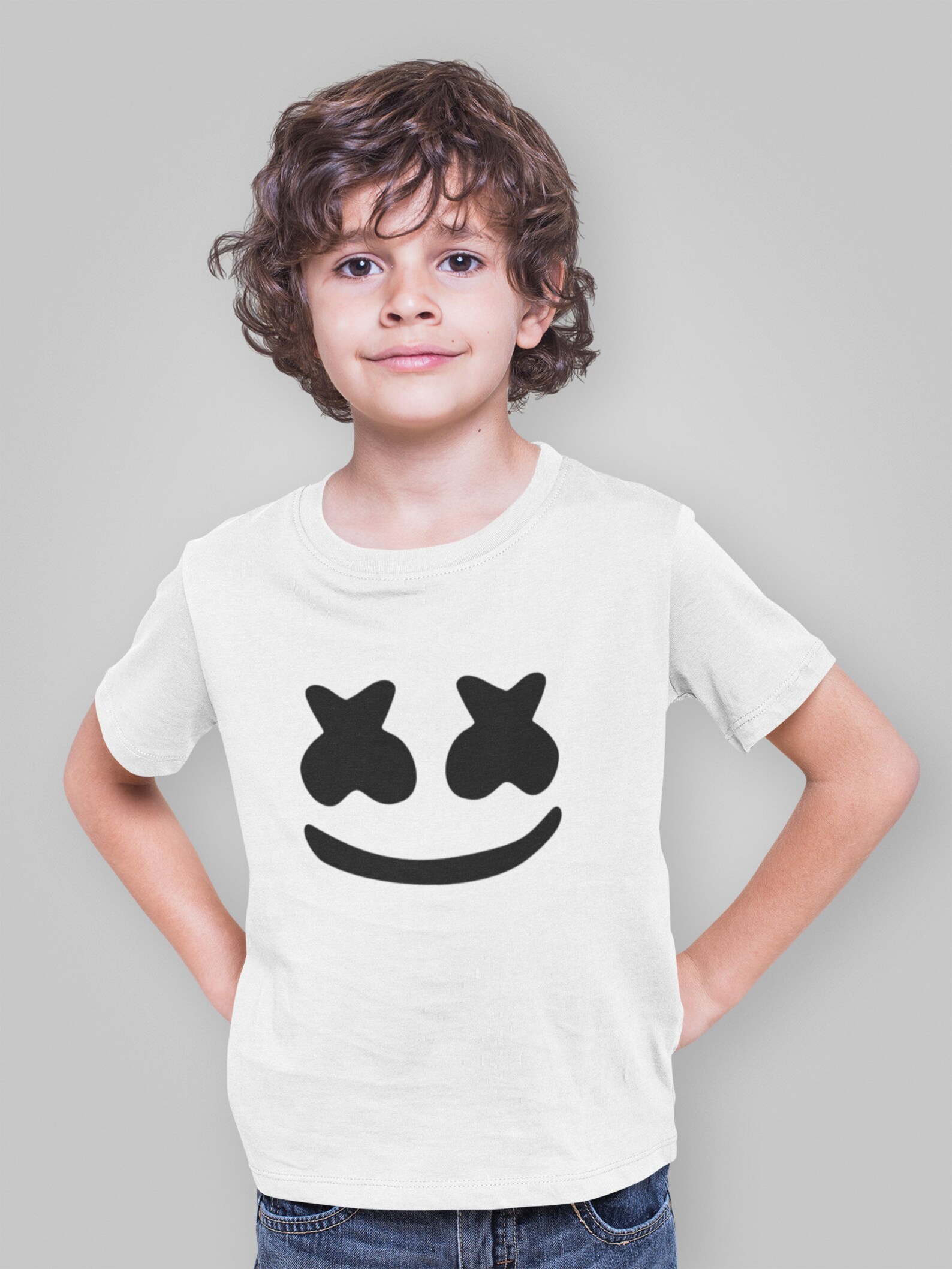 Dj Marshmello Kids Shirt Marshmallow Shirt Marshmallow Etsy
