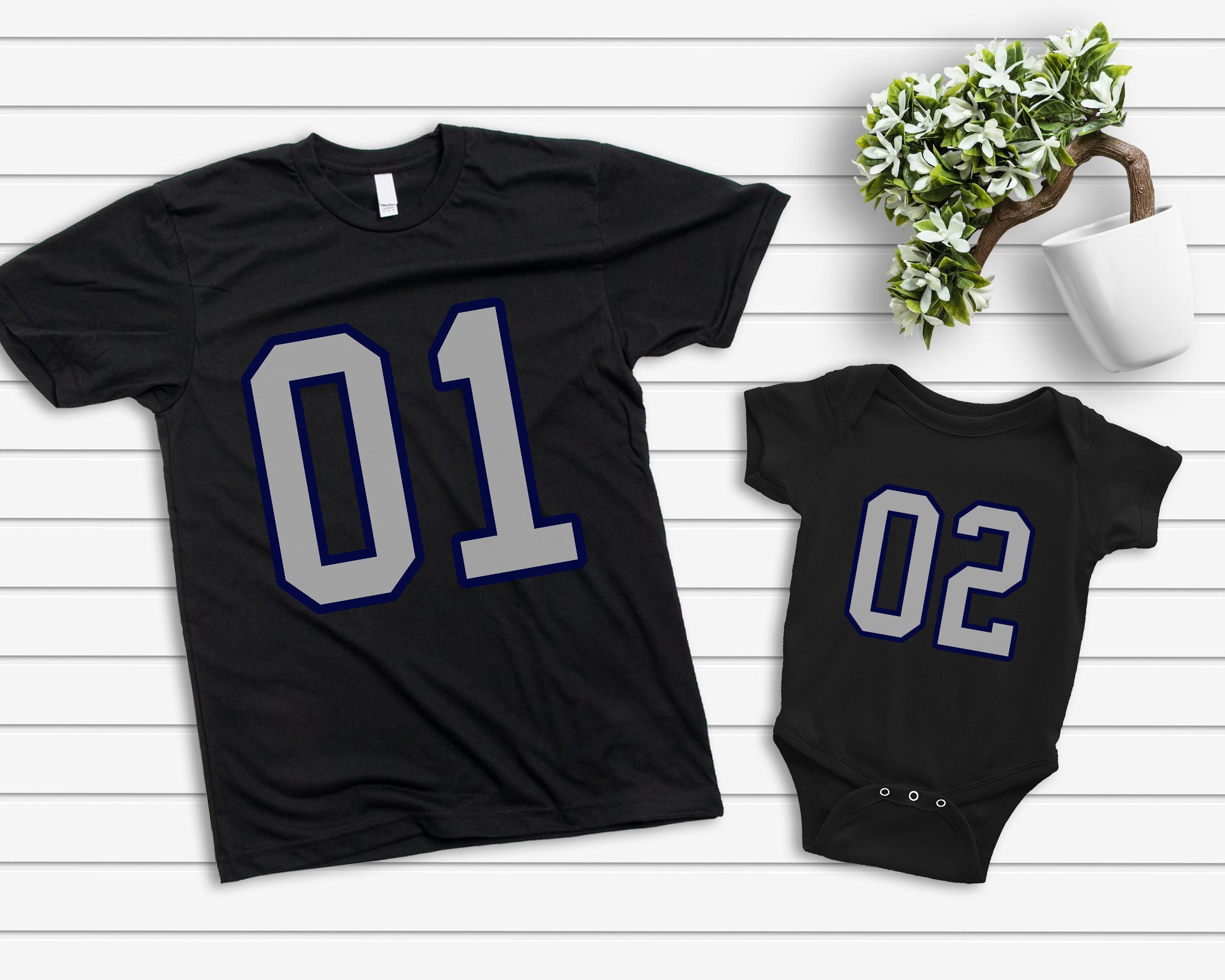 Personalized Matching Family Football Jerseys Custom Family | Etsy