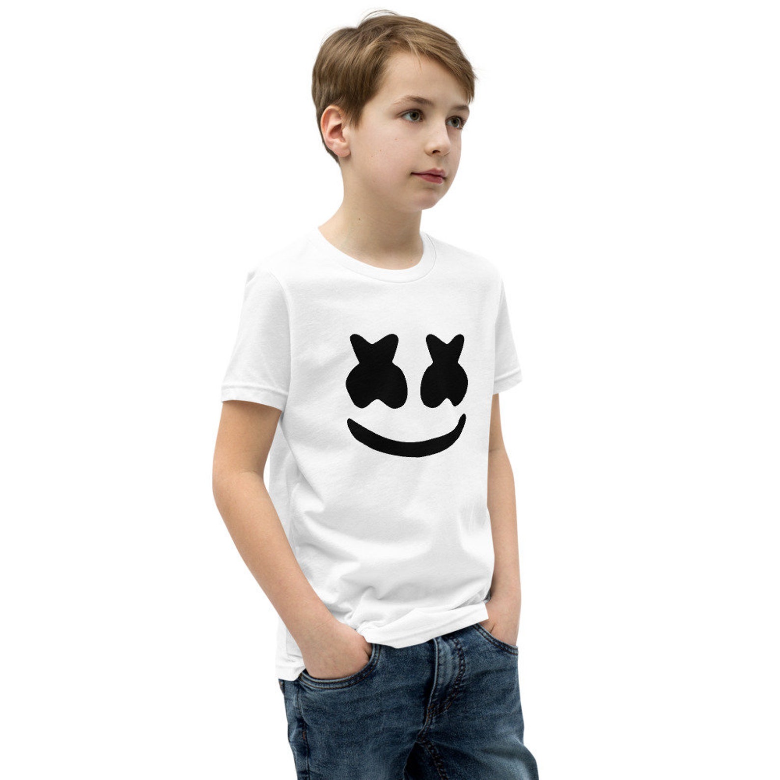 Dj Marshmello Kids Shirt Marshmallow Shirt Marshmallow Etsy