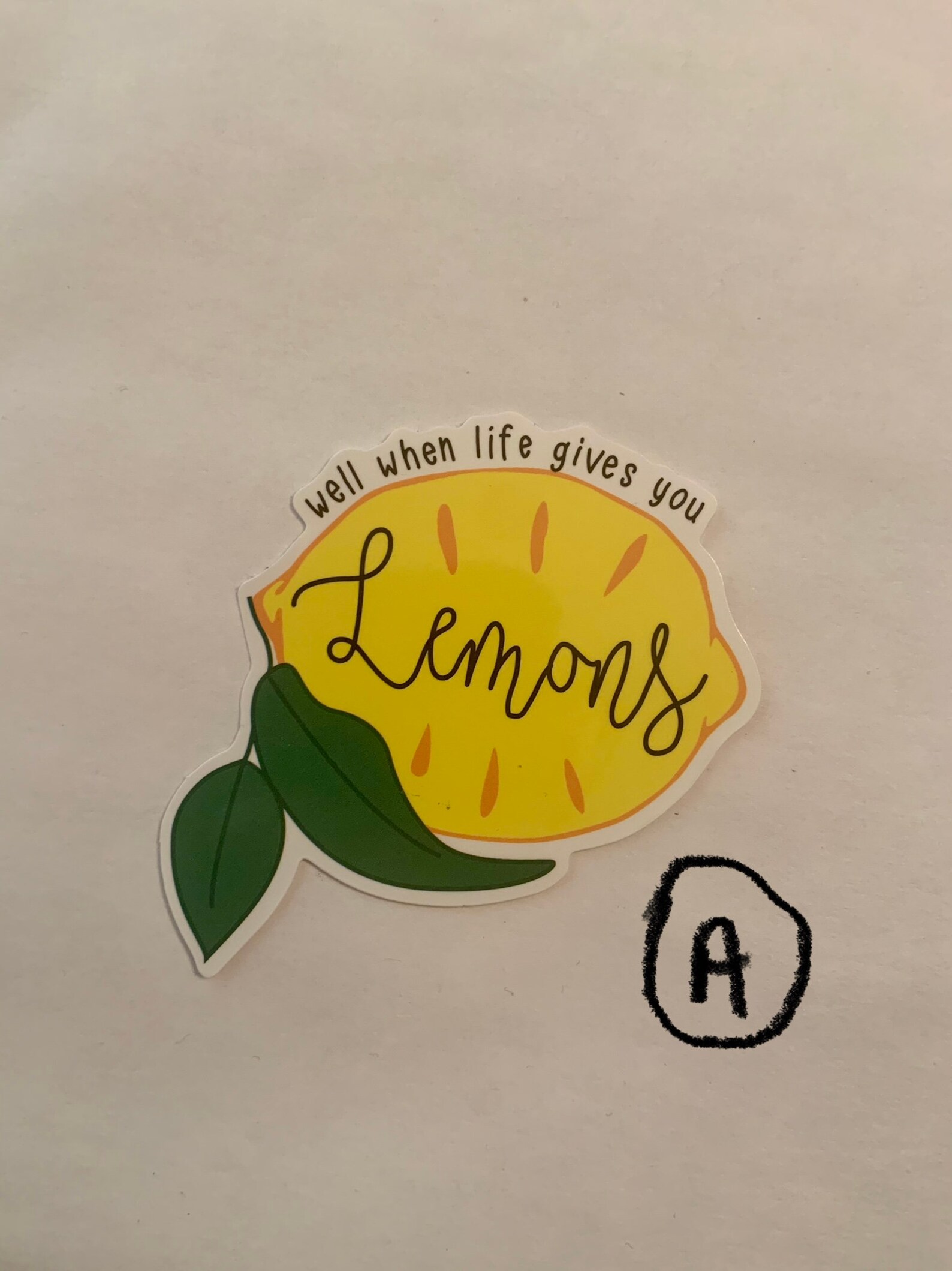 When life gives you lemons vine sticker Waterproof vinyl Etsy