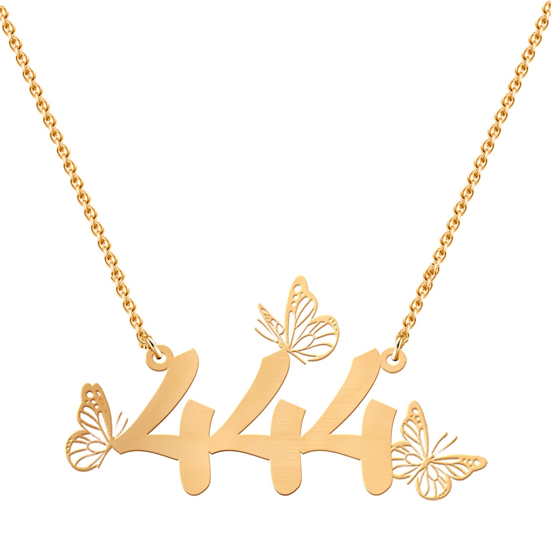 Angel Number Necklace Personalized Necklace 888 Angel Etsy