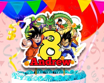 Dragon Ball Z Cake Topper Etsy Dragon Ball Z Cake Topper Etsy