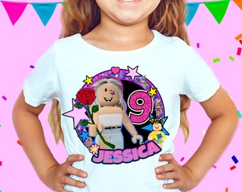 Roblox Girl Shirt Etsy - roblox girl shorts