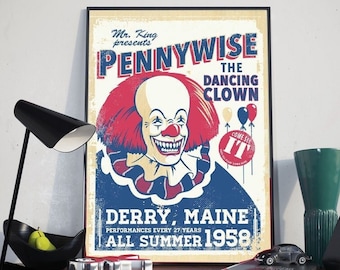 274860 Stephen King's IT Pennywise Horror Movie POSTER PRINT WALL FR 274860 Stephen King's IT Pennywise Horror Movie POSTER PRINT WALL FR