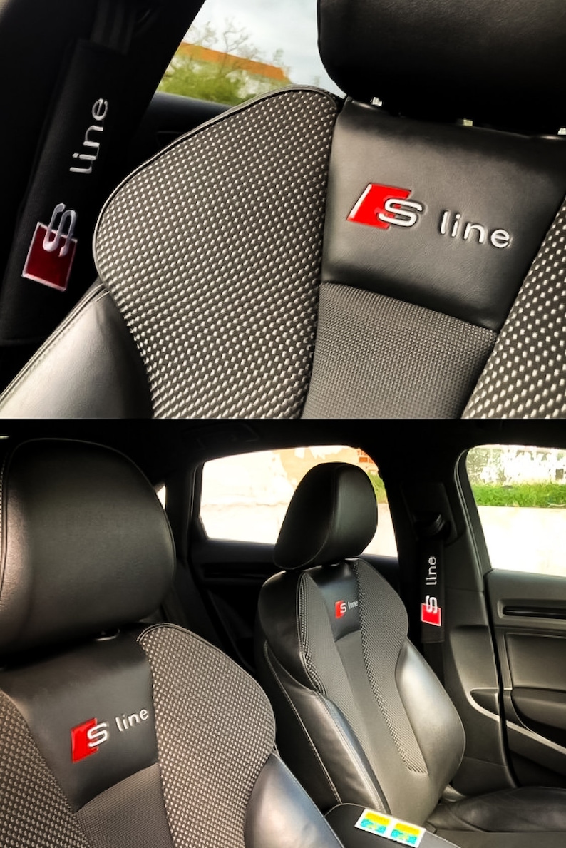 Audi Seat Emblem Decals set of 2 Decals Etsy