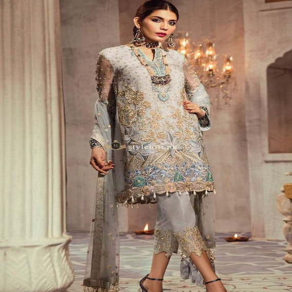 Custom Stitched Pakistani Dresses 