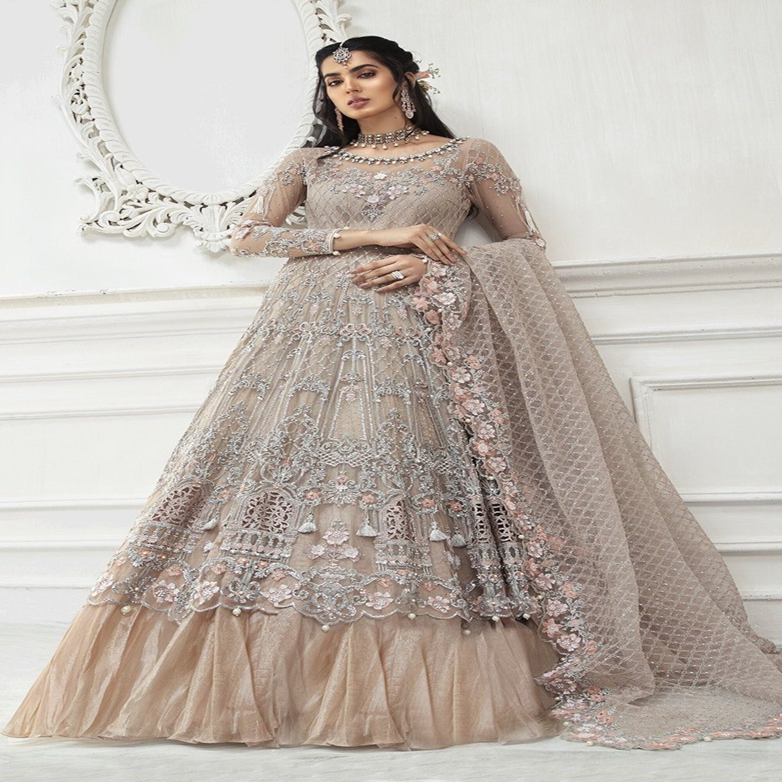 Made to Order Pakistani Wedding Dresses Indian Dress Maria B - Etsy