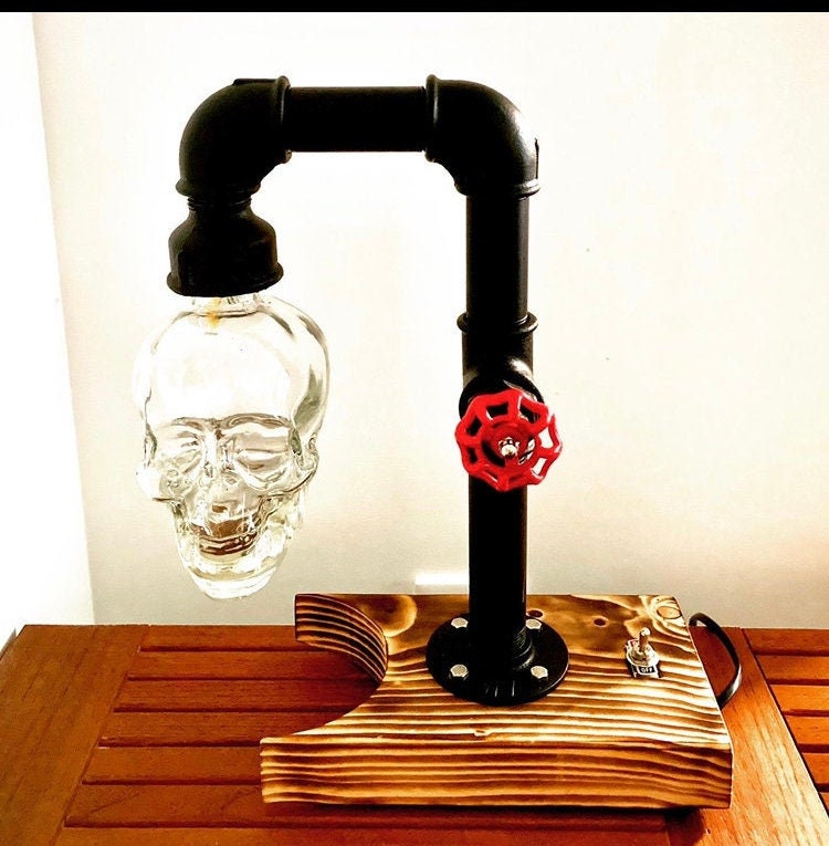 Lampe Led Tête de Mort