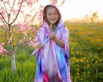 Unicorn Galaxy Cloak, Kids dressup, kids unicorn galaxy cape, kids galaxy costume, kids halloween costume