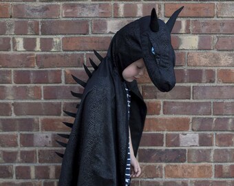 Toddler Kids-Dinosaur Wings Costume Cape and Mask for Boys Girls Dragon Dress Up Party Favors