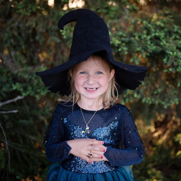 Kids witch hat, witch costume, witch hat for kids, kids halloween costume