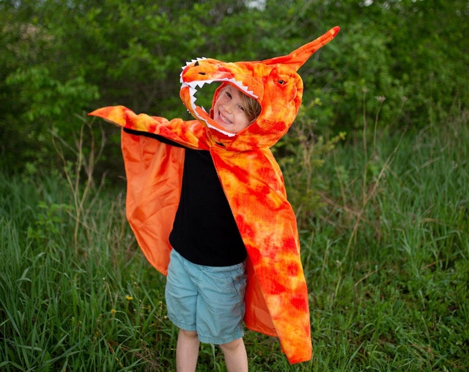 Dinosaur cape for toddler up Pterodactyl costume cape, pretend play dressup, kids dressup