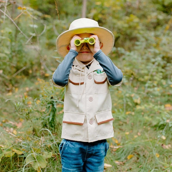 Forest Guardian Costume, kids Park Ranger Costume, Kids palaeontologist costume, safari guide costume for kids