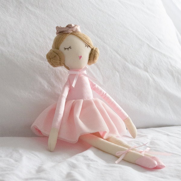 Bella The Ballerina Doll, 13",  soft Ballerina Doll, Soft doll, Soft ballerina Doll, ballet dancer doll, soft doll, cloth doll