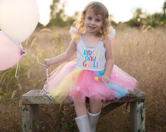 Birthday Girl Dress & Headband, birthday tutu dress, birthday dress for toddlers